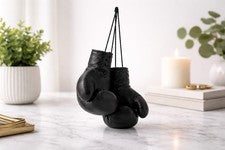 Guantes de Boxeo Escultura | Decoración Deportiva Moderna | Decoración del Hogar Temática Deportiva |
