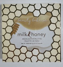 Paleta iluminadora de leche y miel Beauty Bakerie .28 oz x 4 tonos tamaño completo nueva en caja