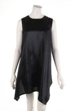 MARIOS dress Oversize Cotton Metallic Effect S black gunmetal NEW