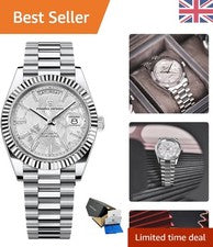PD1783 Reloj Automático de Lujo para Hombre - Cristal de Zafiro, 100M Resistente al Agua