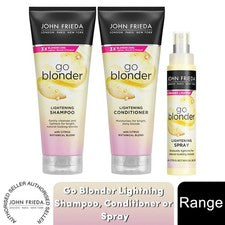 Gama de champú, acondicionador y spray aclarador John Frieda Go Blonder Haircare
