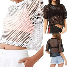 Top blusa para ocio crop sexy verano camiseta continua moda mujer red