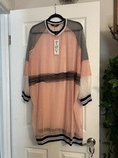 Vestido de malla para mujer de TOV moda sin disculpas nuevo con etiquetas