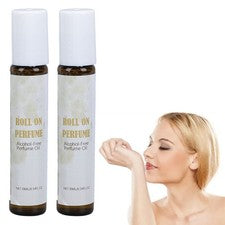 2x 10 ml Roll On Perfume Mujer Larga Duración Rollerball Fragancia Roll On Perf LO ÚLTIMO