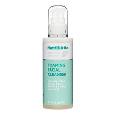 Limpiador facial en espuma NutriBiotic Advanced Skin Care 4,2 fl oz limpiador suave