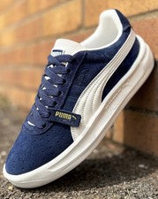 Zapatillas deportivas Puma GV Special de gamuza azul marino - blancas vintage
