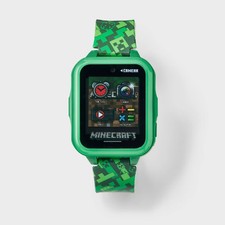 Reloj interactivo Minecraft Light Up para niños - verde
