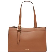 Bolso de Mano Mujer CALVIN KLEIN Havana Imitación Cuero Organizador - Camel/Tostado