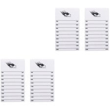 4 piezas organizador pestañas postizas acrílico displa toards belleza salón