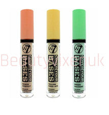 Corrector de Color W7 Corrector Camuflaje Corrector Amarillo Melocotón Verde