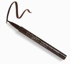 Delineador de ojos líquido ELEMAN BEAUTY en marrón tamaño completo nuevo en caja
