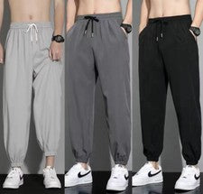 Pantalones de chándal ligeros de verano con cordón para hombre Pantalones deportivos Pantalones deportivos EE. UU.