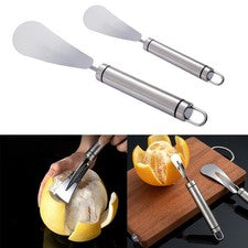 Pelador de acero inoxidable para naranjas ayudante de cocina herramienta de cítricos versátil
