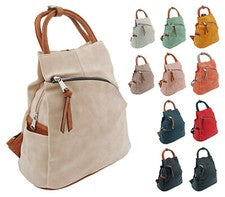 + Bolso de mujer bandolera mochila Shopper Citybag aspecto cuero 18310