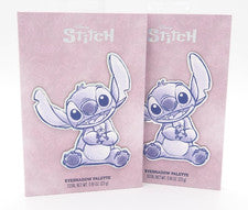 2x Paleta de Maquillaje de Sombras de Ojos Taste Beauty Disney's STITCH 12 con Espejo LOTE de 0.81oz