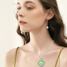Perfume Diffuser Pendant Necklace Essential Oil Aromatherapy Jewelry
