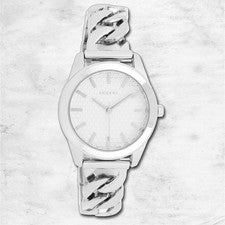 Oozoo Reloj de Pulsera Mujer Oozoo Relojes Análogo Metal Plata