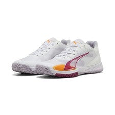 Zapatillas deportivas de salón Puma Accelerate Turbo W+ 4 para mujer blanco rojo naranja neón