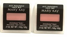 Lote de 2 Mary Kay Chromafusion Rubor Juicy Peach 120416 - Totalmente Nuevos - Envío Rápido
