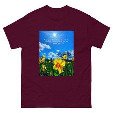 Camiseta para mujer con estampado de flores - Camisa de narciso de moda verano primavera cita moda
