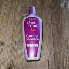 Champú rizador Wash 'N Curl Nutra Care RARO SELLADO 8 oz seco y dañado y coloreado