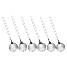 6 Pcs Küchenutensilien Set Küchenlöffelset Suppenlöffel Rostfreie