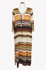 Vestido mujer Vince Camuto talla 36 (S) multicolor NUEVO vestido recto vestido camisero