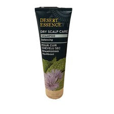 Champú equilibrante Desert Essence para el cuidado del cuero cabelludo seco 8 fl oz fórmula vegana hidratante