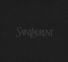 Bolso de Compras Saint Laurent Algodón Negro Bordado Logo Nuevo con Etiquetas