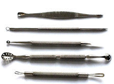 Set De Cuidado Facial 5 Piezas Extractor De Comedones Removedor De Puntos Negros