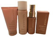 NUEVO Vegamour Sephora Beauty Insider Cuidado del Cabello Juego de Viaje GRO, HYDR-8 Aceite Reparador