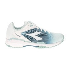 Tenis deportivo diadora Speed Competition 7 Plus Ag para mujer azul, blanco