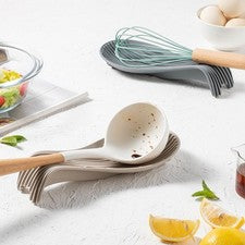 Stilvoller Silikon Löffel Halter Hitzebeständig für Küchentheke Utensilien R