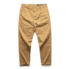 Nuevos pantalones informales Four Seasons simples para hombre pantalones elásticos de pierna recta de moda
