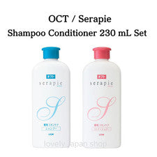 Juego de champú acondicionador LION OCT Serapie 230 ml - Cuidado del cuero cabelludo seco y picazón por caspa