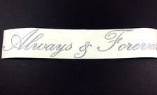Always & Forever Hágalo Usted Mismo Vinilo Extraíble Arte de Pared Calcomanía Dormitorio Decoración del Hogar