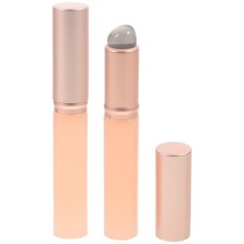 Bálsamo labial brillo labial cepillo aplicador de labios de silicona 2 piezas con tapa para uso en belleza