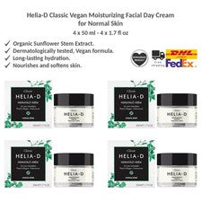 Helia-D Classic Vegano Crema de Día Hidratante para Piel Normal 4x50ml