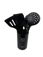 Utensilios de cocina antiadherentes ES Ecano 12 piezas silicona negro