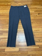 Pantalones de vestir Joseph Abboud para hombre ajustados talla 42 sin dobladillo gris elástico lana nuevos con etiquetas