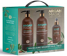ARGAN MAGIC Hair Care Essentials Trio - Champú potenciador del brillo |...