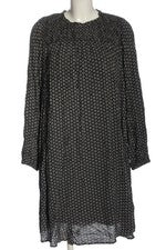 Esprit Vestido Casual Mujer Manga Larga Estampado Completo Negro Blanco Talla 34