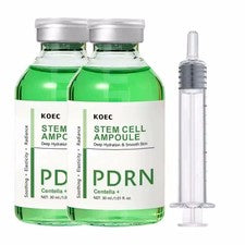 Suero facial hidratante ampolla para el cuidado de la piel PDRN Centella | 2 piezas de 30 ml