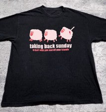 Nueva Camisa Taking Back Sunday Sheep Regalo Para Fans Unisex S-5XL BI04_114