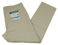 Pantalones Para Hombre Airotec NUEVO Sastre Vintage Beige Etiqueta Ajustada 38/30 Medida Talla 38x29