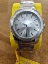 Invicta Speedway Correa y Bisel Acero, Película Protectora Intacta, Nuevo