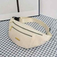 Bolsa De Cintura Para Mujeres Rinonera De Moda Con Correa Ajustable Para Viajes