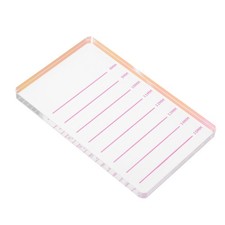 Palet de extensión de pestañas de acrílico reutilizable de 1 pieza para uso en salón de belleza