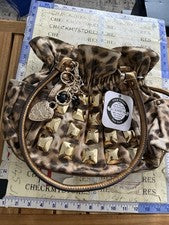 Nuevo bolso de mano vintage para mujer Kathy Van Zeeland Pyramid Paradise con llavero