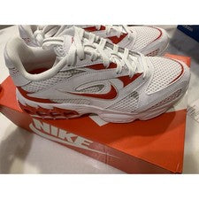 Nike Zoom Air Fire Hombres 6 Blanco Rojo Universitario CW3876-101 Zapatos para Correr